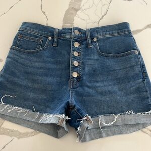 Madewell Women's Blue Denim Shorts size 28